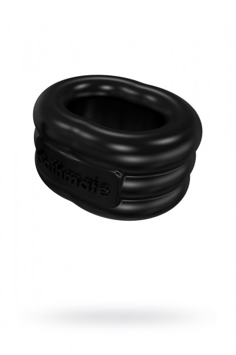 Чёрное эрекционное виброкольцо Stretch - Bathmate - в Нефтекамске купить с доставкой