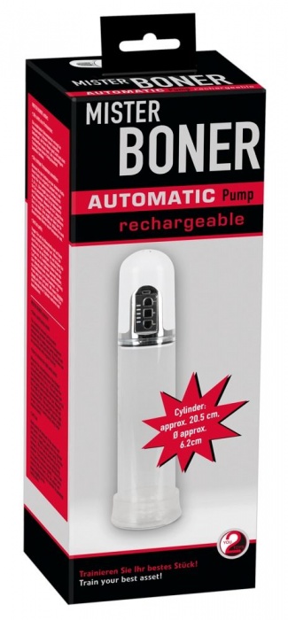 Белая автоматическая вакуумная помпа Mister Boner - Orion - в Нефтекамске купить с доставкой