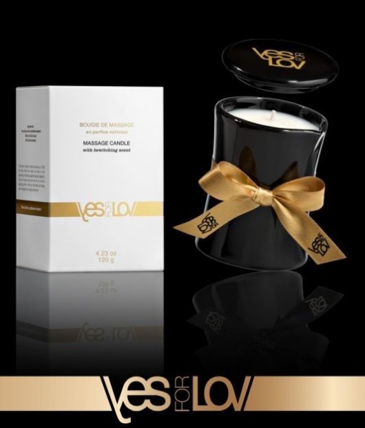 Массажная аромасвеча BEWITCHING MASSAGE CANDLE - 120 мл. - YESforLOV - купить с доставкой в Нефтекамске