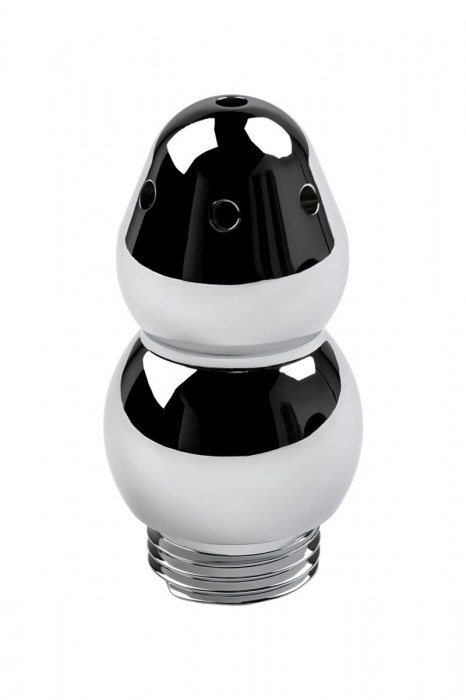 Металлический анальный душ с тремя насадками - ToyFa - купить с доставкой в Нефтекамске