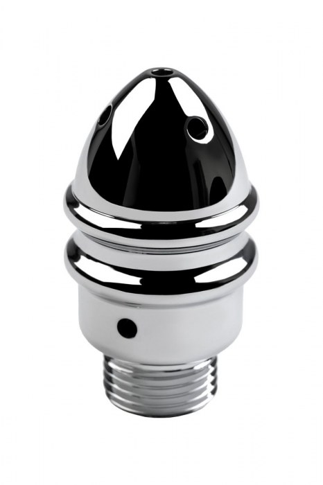 Металлический анальный душ с тремя насадками - ToyFa - купить с доставкой в Нефтекамске