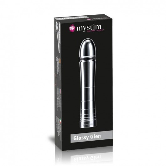 Фаллоимитатор для электростимуляции Glossy Glen Dildo - 14 см. - MyStim - купить с доставкой в Нефтекамске