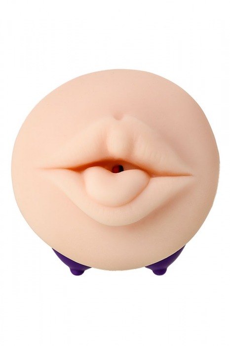 Двухсторонний мастурбатор JOS YARA в фиолетовой колбе - JOS - в Нефтекамске купить с доставкой