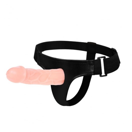 Телесный фаллоимитатор на трусиках Jessica Strap-On - 15,5 см. - Baile - купить с доставкой в Нефтекамске