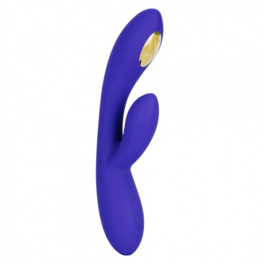 Фиолетовый вибратор с функцией электростимуляции Intimate E-Stimulator Dual Wand - 21,5 см. - California Exotic Novelties - купить с доставкой в Нефтекамске