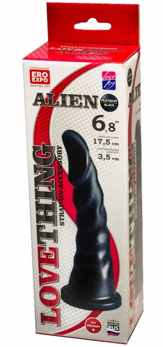 Насадка для трусиков харнесс Alien - 17,5 см. - LOVETOY (А-Полимер) - купить с доставкой в Нефтекамске