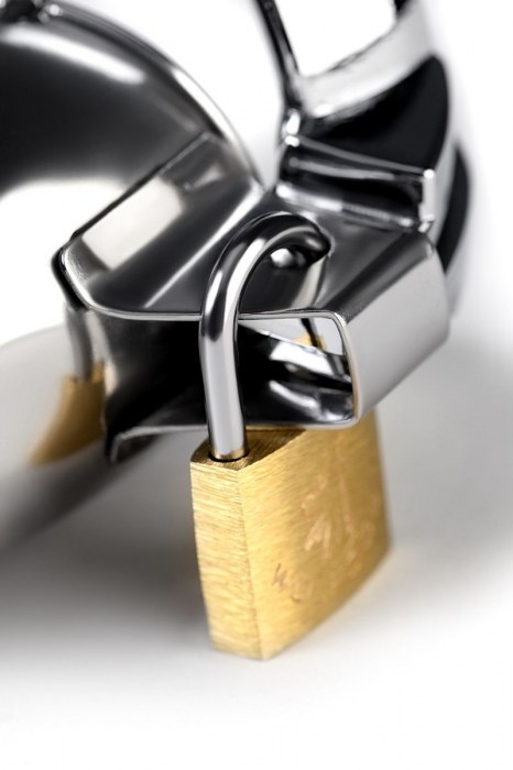 Серебристый мужской пояс верности TOYFA Metal - ToyFa - купить с доставкой в Нефтекамске