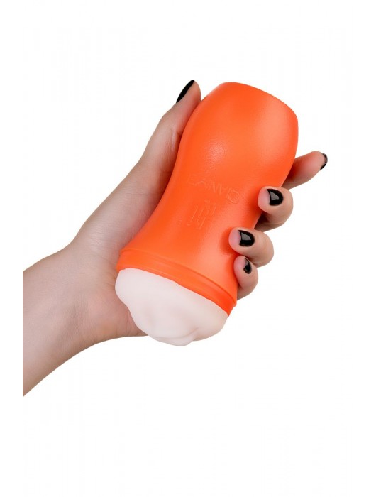 Мастурбатор-ротик A-Toys в оранжевой колбе - A-toys - в Нефтекамске купить с доставкой