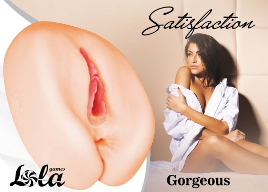 Мастурбатор с 2 тоннелями Satisfaction Gorgeous - Lola Games - в Нефтекамске купить с доставкой