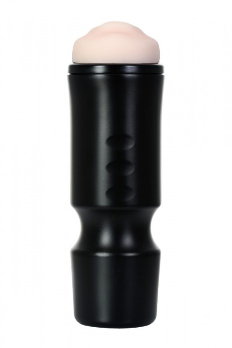 Мастурбатор-ротик A-Toys в черной колбе - A-toys - в Нефтекамске купить с доставкой