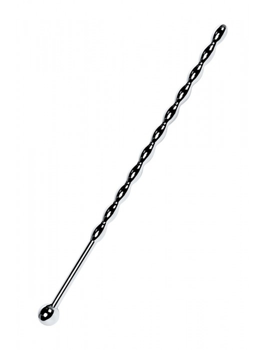 Серебристый длинный уретральный плаг-косичка TOYFA Metal - 15,7 см. - ToyFa - купить с доставкой в Нефтекамске