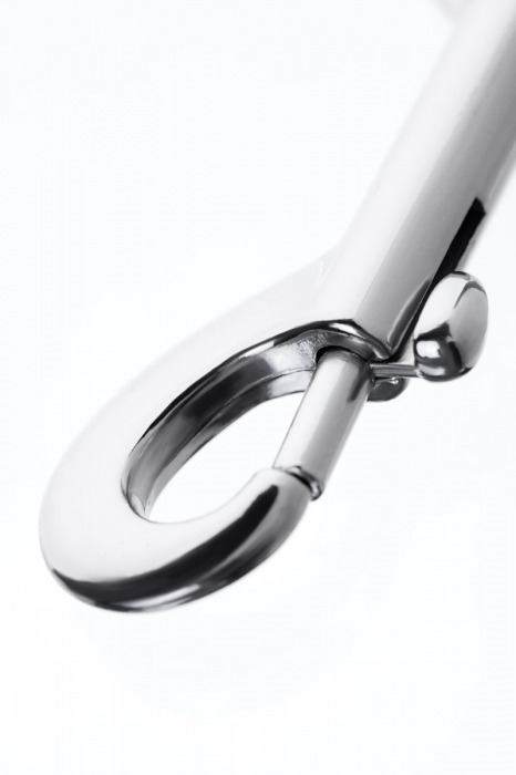 Серебристый двухсторонний карабин TOYFA Metal - ToyFa - купить с доставкой в Нефтекамске