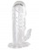 Прозрачная гелевая насадка с клиторальным отростком - 13 см. - Toyfa Basic - в Нефтекамске купить с доставкой Прозрачная гелевая насадка с клиторальным отростком - 13 см. - Toyfa Basic - в Нефтекамске купить с доставкой