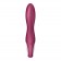 Малиновый вибромассажер для стимуляции G-точки Heated Thrill - 20,6 см. - Satisfyer