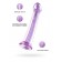 Фиолетовый фаллоимитатор Jelly Dildo M - 18 см. - Toyfa Basic