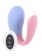 Двухцветный вибростимулятор для пар с пультом ДУ - Свободный ассортимент купить в Нефтекамске с доставкой в Orgasmix.ru Двухцветный вибростимулятор для пар с пультом ДУ - Свободный ассортимент