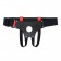 Красные кожаные трусики для страпона - БДСМ Арсенал - купить с доставкой в Нефтекамске