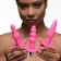 Набор из 3 розовых анальных пробок с вибропулей Thrill Trio Anal Plug Set - XR Brands в Нефтекамске Набор из 3 розовых анальных пробок с вибропулей Thrill Trio Anal Plug Set - XR Brands