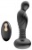 Черный массажер простаты с вибрацей и возвратно-поступательными движениями - Boys of Toys - в Нефтекамске купить с доставкой