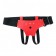 Красные трусики со штырьком для насадки - БДСМ Арсенал - купить с доставкой в Нефтекамске