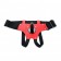 Красные трусики со штырьком для насадки - БДСМ Арсенал - купить с доставкой в Нефтекамске