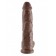 Большой коричневый фаллоимитатор с мошонкой 10 Cock with Balls на присоске - 25,4 см. - Pipedream купить с доставкой в интернет-магазине Orgasmix в Нефтекамске Большой коричневый фаллоимитатор с мошонкой 10 Cock with Balls на присоске - 25,4 см. - Pipedream