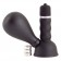 Черный вибратор с грушей на сосок - ToyFa в Нефтекамске Черный вибратор с грушей на сосок - ToyFa