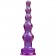 Фиолетовая анальная ёлочка SpectraGels Purple Anal Tool - 17,5 см. - Doc Johnson